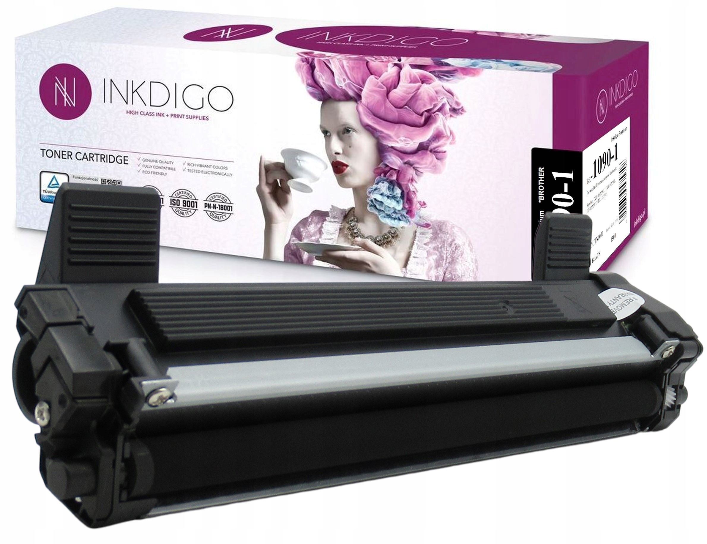 

Toner Do Drukarek Brother TN1090 DR1090 Czarny XL