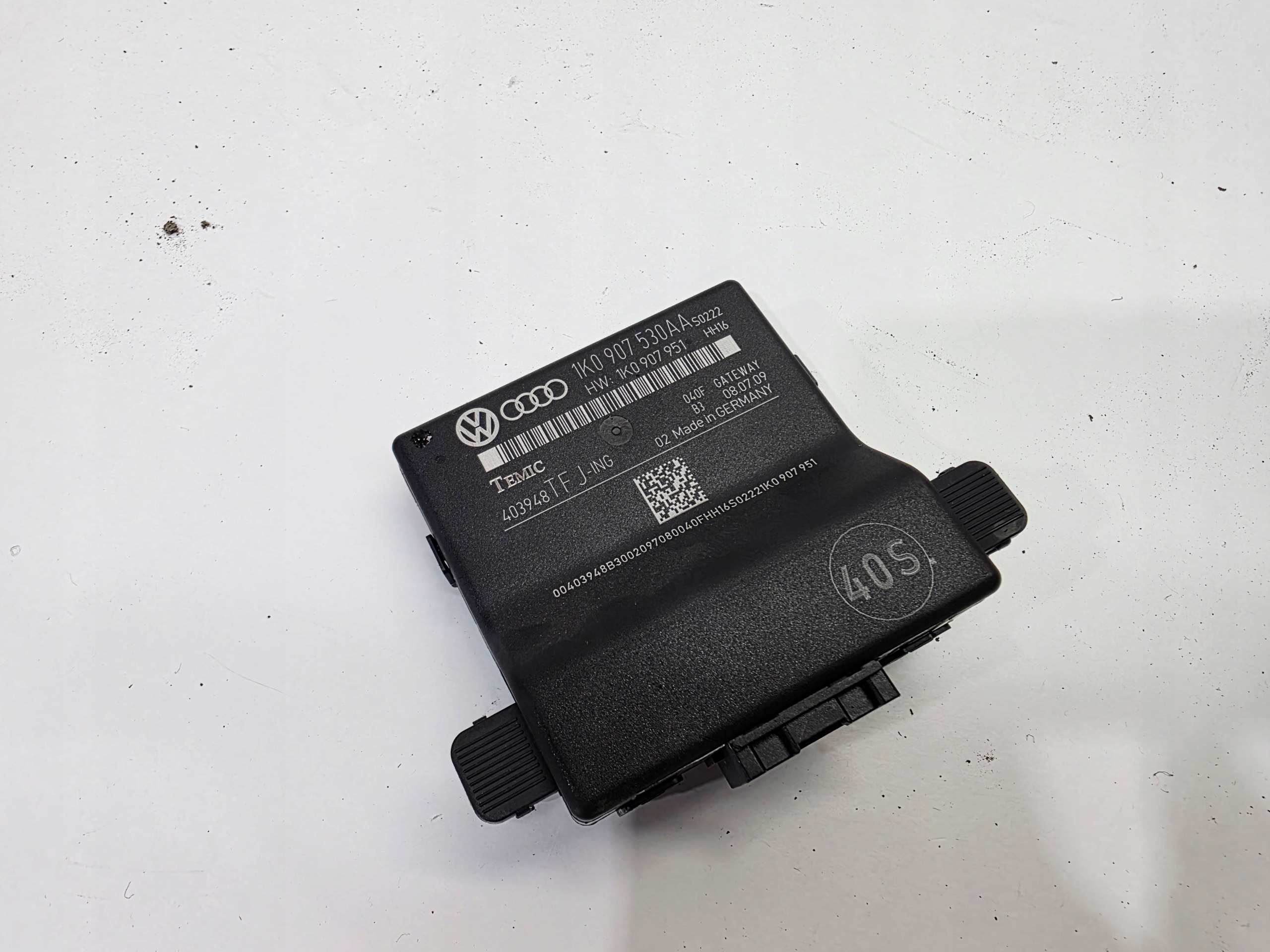 module control unit GATEWAY AUDI VOLKSWAGEN SEAT SKODA 1K0907530AA