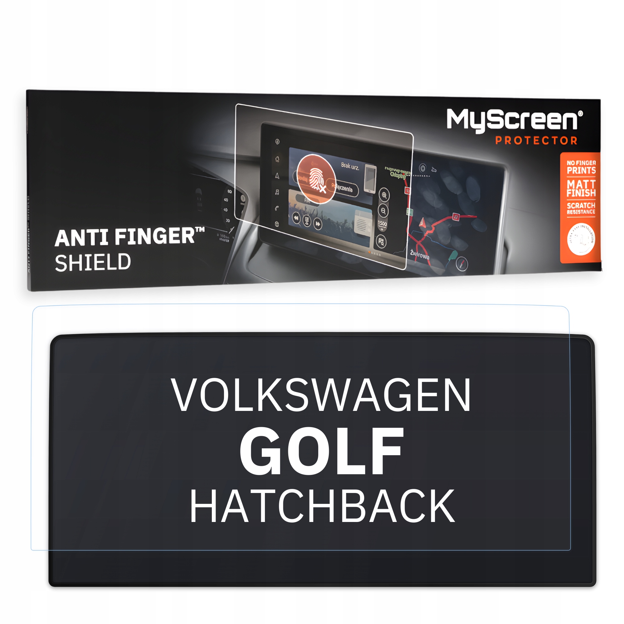 Matná fólie pro Volkswagen Golf Hatchback 2019 10,25" MyScreen