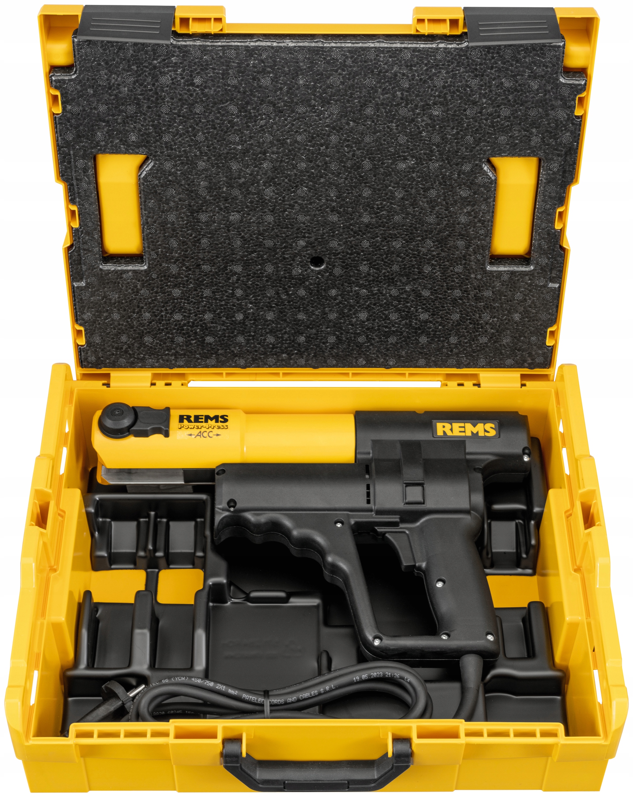 Rems Elektrická krimpovačka Power Press Acc Basic Pack L-Boxx 577013
