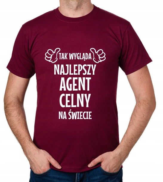 

koszulka Najlepszy Agent Celny prezent