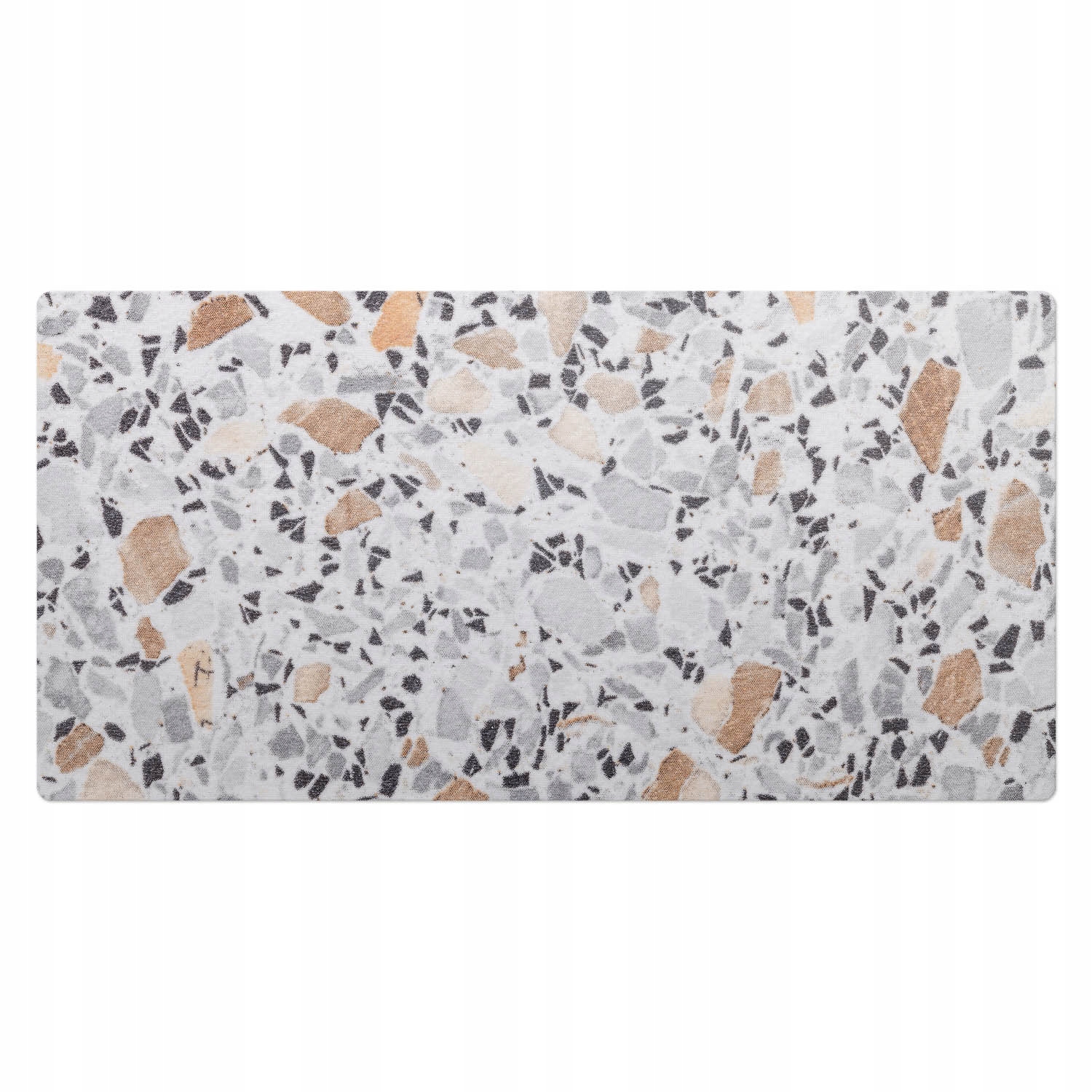 Ochranná vinylová podložka k psacímu stolu Vzor kamenné mozaiky 100 x 50 cm