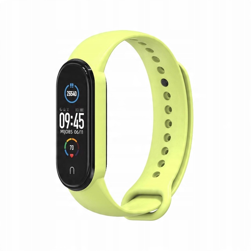 

Opaska gumowa do Mi Smart Band 5/6/7 Limonka