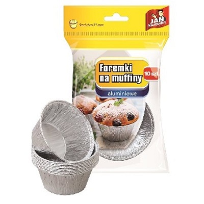 

Jan Niezbędny Foremki Aluminiowe Do Muffinek 10SZT