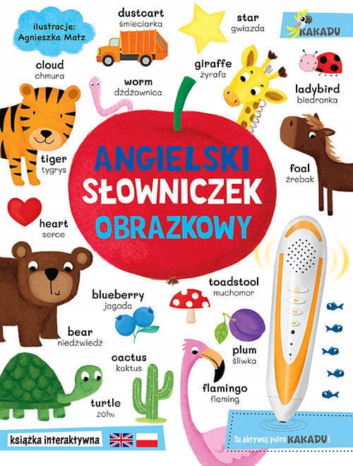 Angielski słowniczek obrazkowy do pióra Kakadu