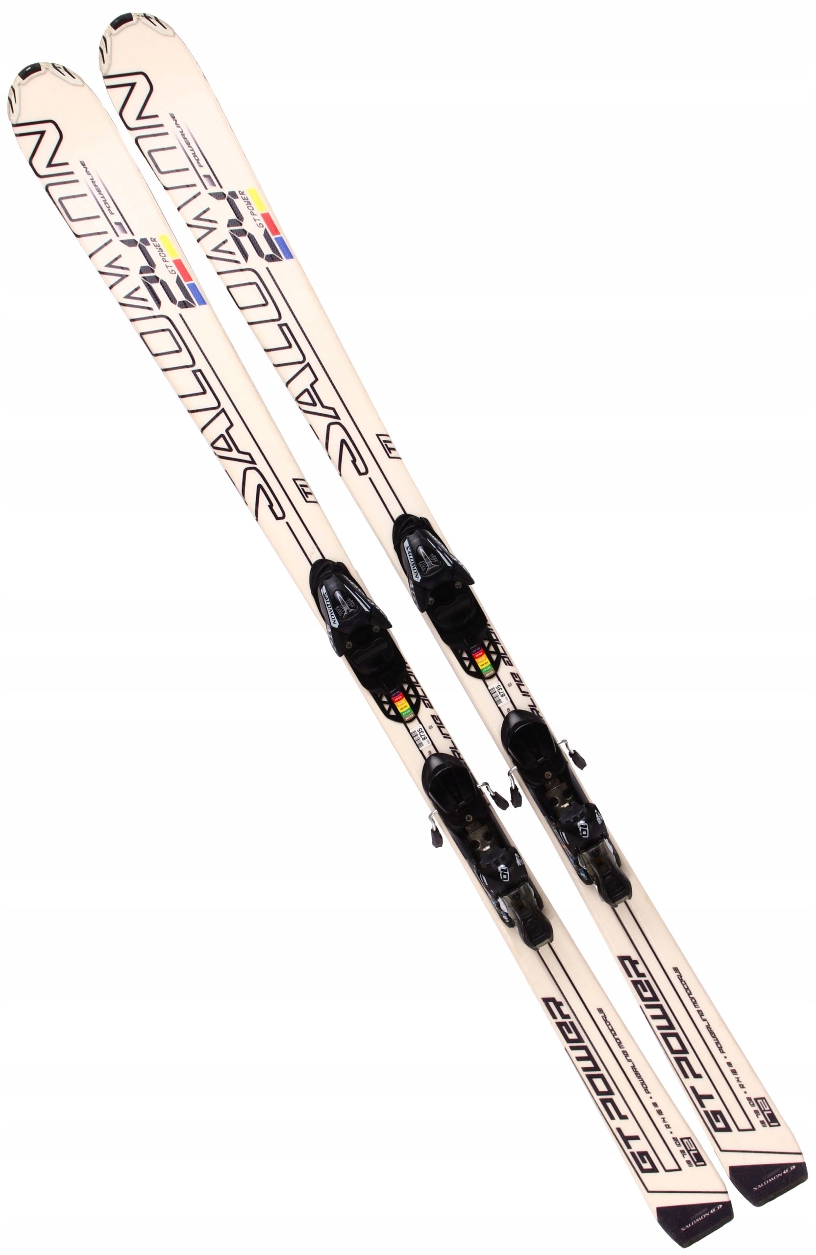 SALOMON サロモン24 POWER 154cm Narty SALOMON 24 GT POWER 172 cm+ WIĄZANIA - 9857605606