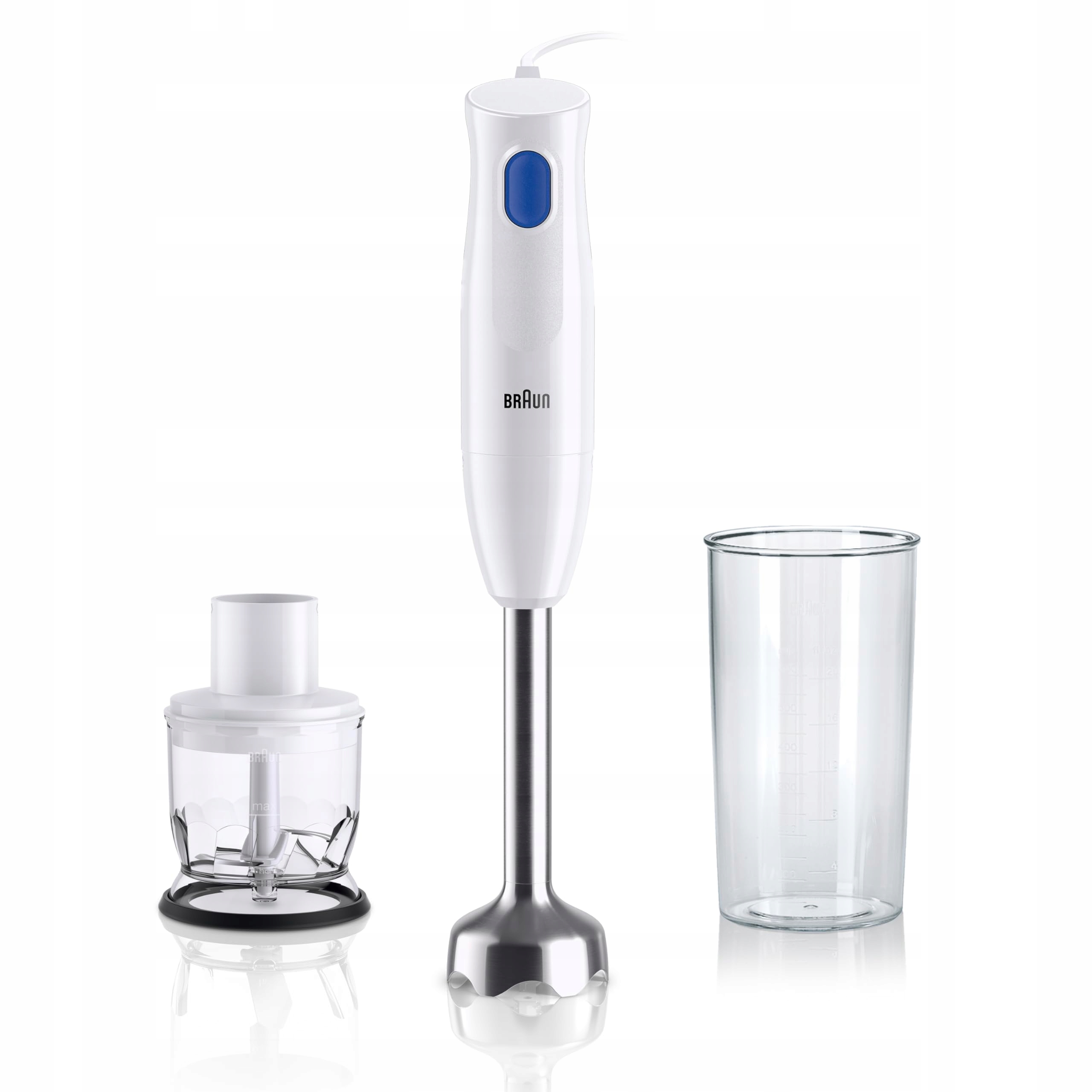 BRAUN Blender Ręczny Mq 10201M Wysoka Moc Ergonomiczny Design