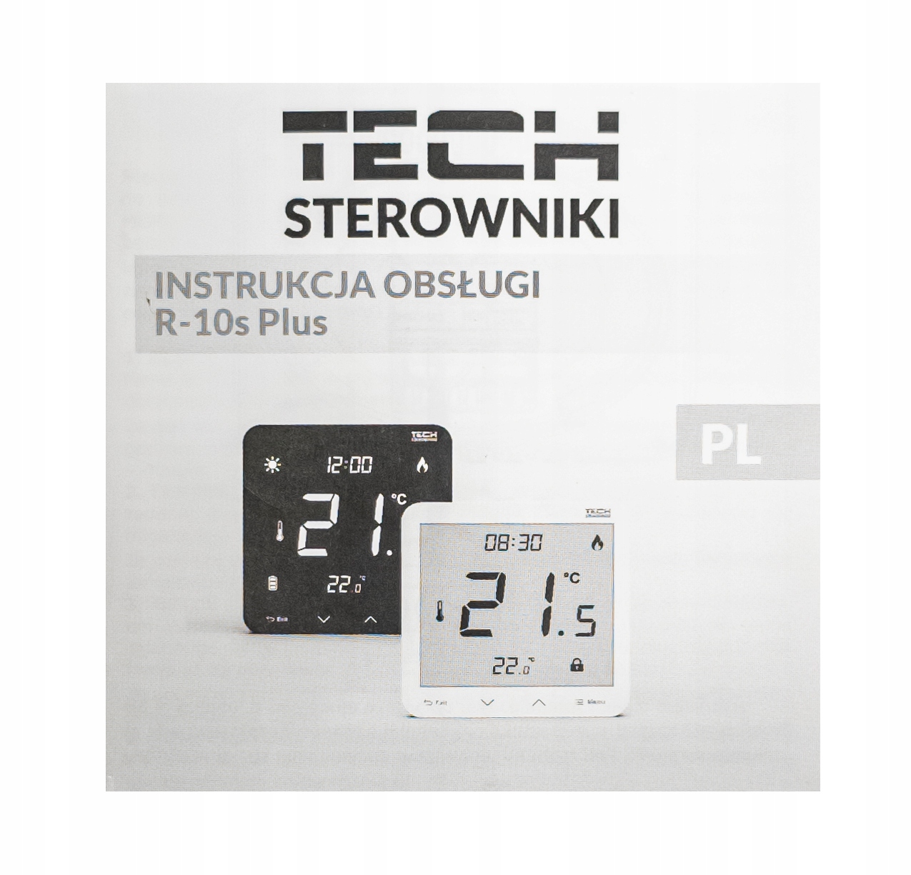 REGULATOR STEROWNIK TERMOSTAT POKOJOWY PRZEWODOWY TECH R-10S PLUS Kod producenta WG.11.0284