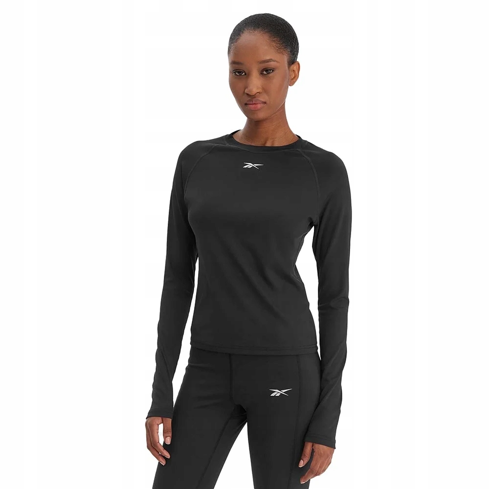 Dámské tričko s dlouhým rukávem Reebok Long Sleeve Černá RK25604CCW L