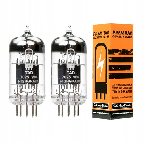 7025-WA 12AX7 Tad Highgrade Premium Selected RT095-HG 2 ks pár