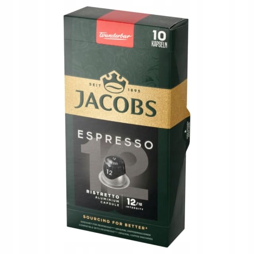 Levně Jacobs Espresso Ristretto Káva v kapslích (10 kapslí)