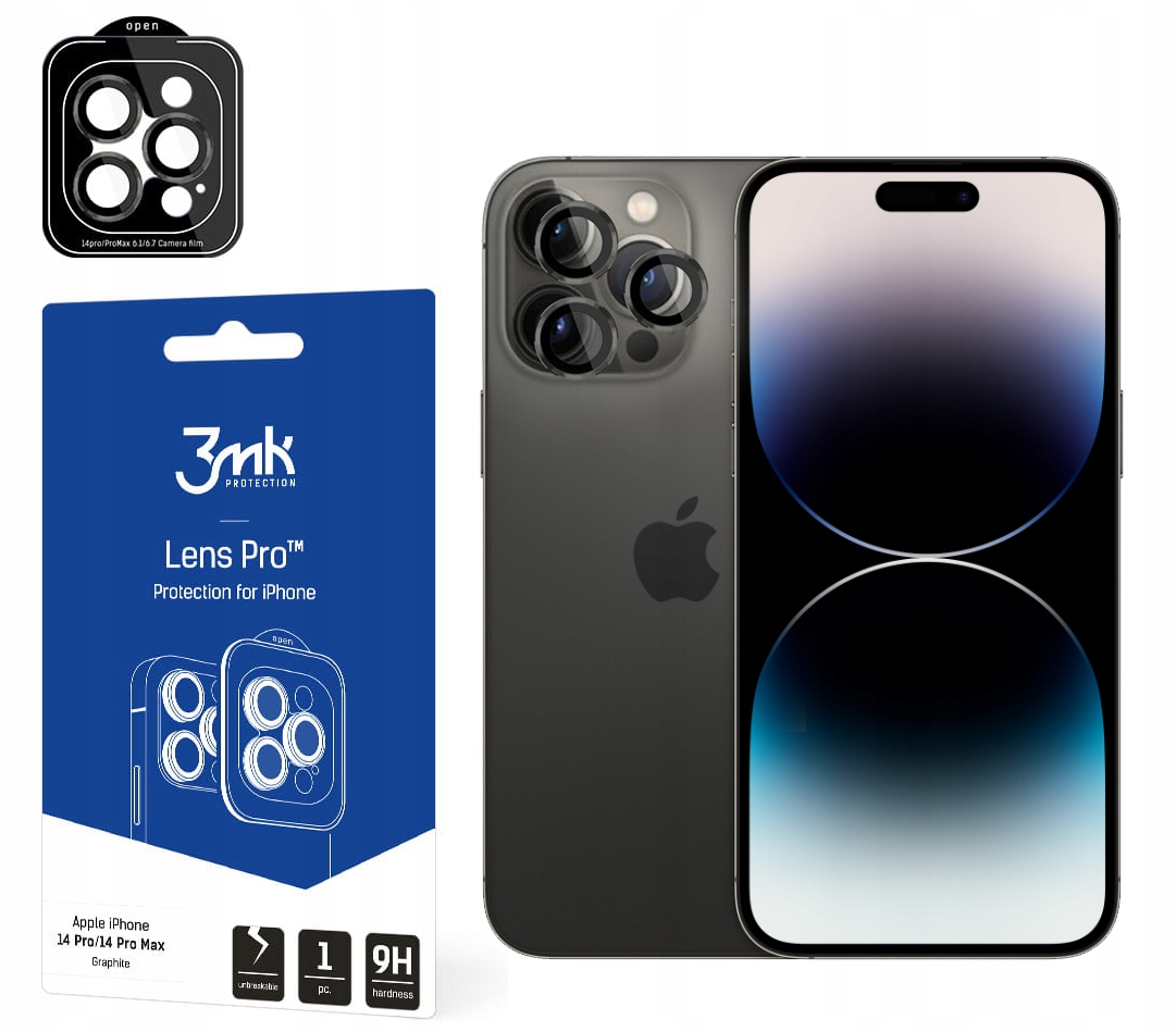 

Lens Pro 3MK Graphite do iPhone 14 Pro Pro Max