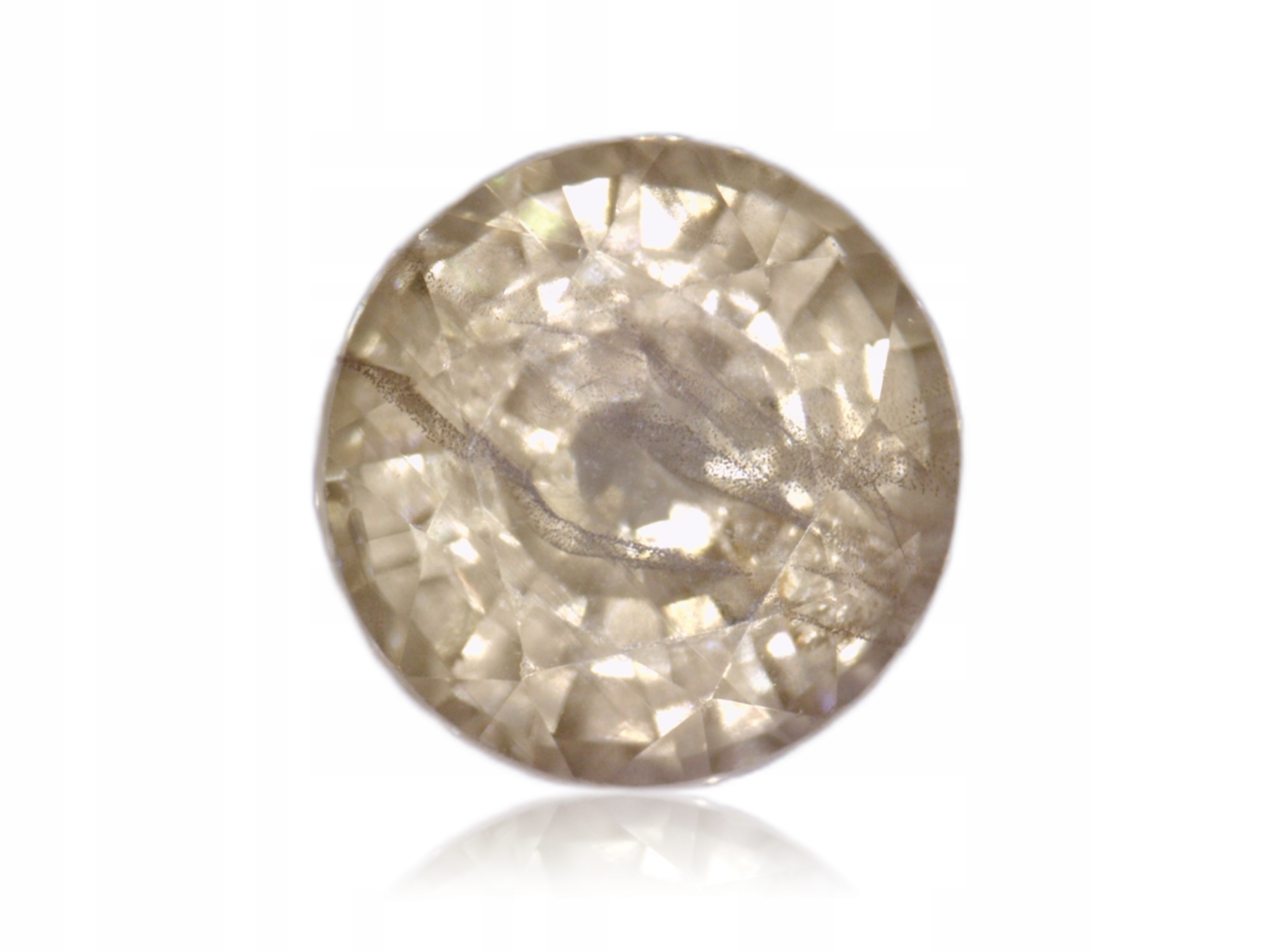Safír 0.34ct Žlutý Kulatý eCertifikát Wbd