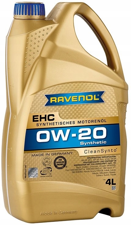 Motorový olej Ravenol Ehc 0W20 4 l 0W-20