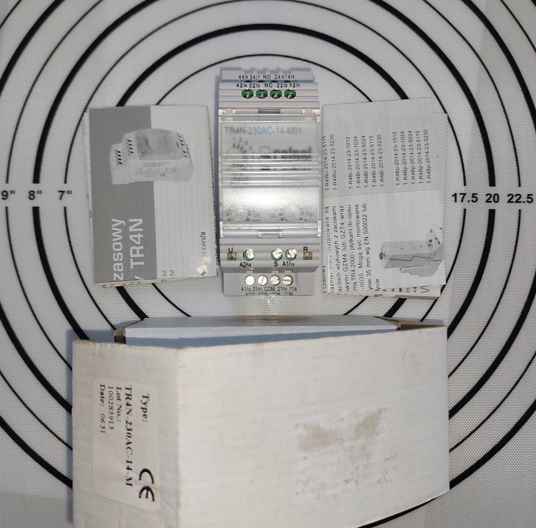 Przekaźnik czasowy 4CO TR4N-230AC-14-M01 / 856104 / wielofunkcyjny / Relpol Kod producenta 856104