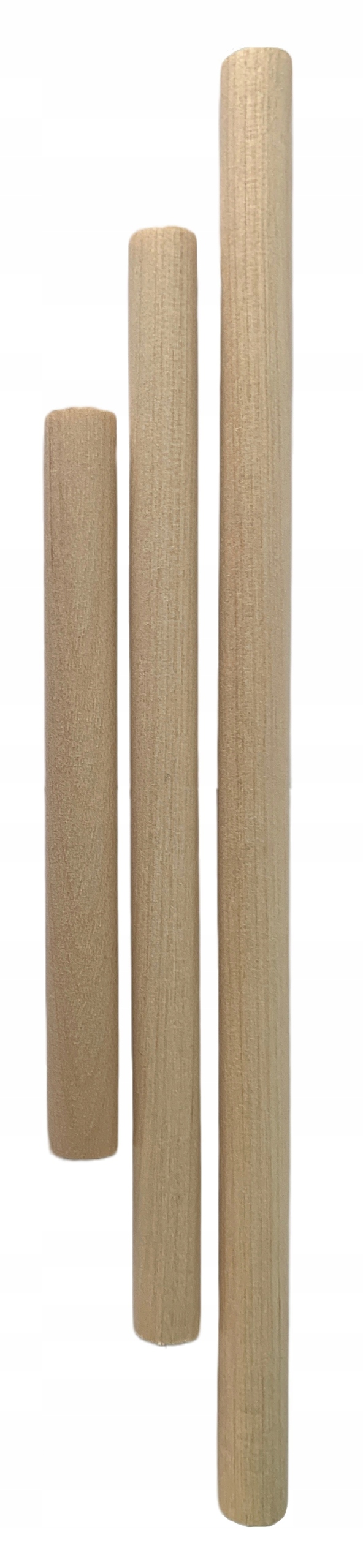 Drążek drewniany MAKRAMA kijek patyk 10mm x 5cm Rodzaj ozdobny