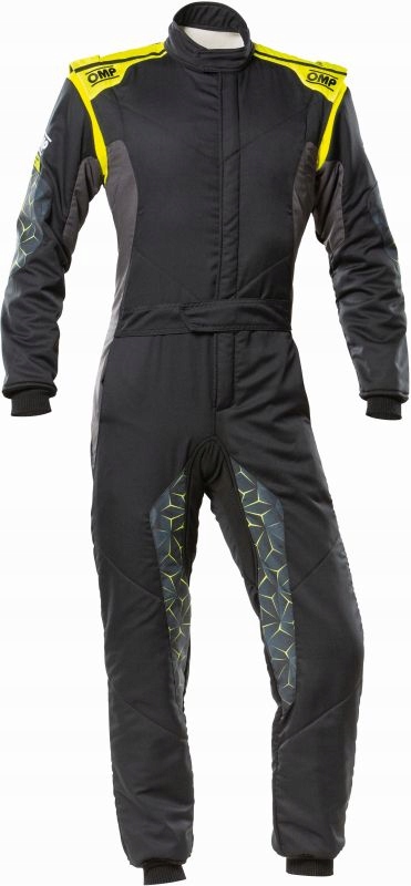 Kombinéza Omp Tecnica Hybrid čierno-žltá fluo 58
