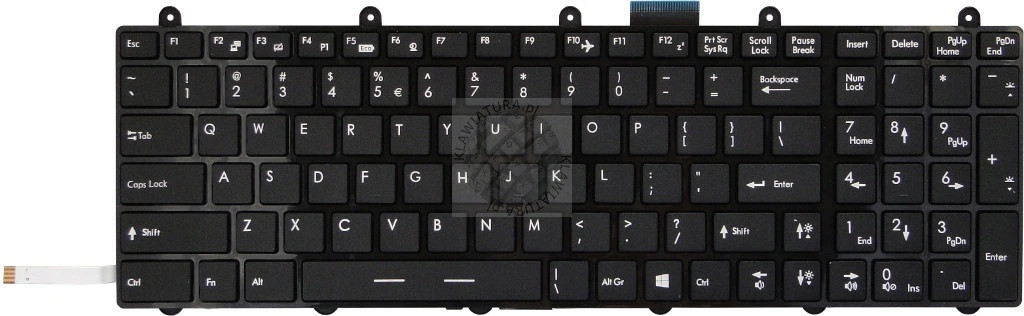 

Msi GT60 MS-1762 klawiatura Podświetlana Rgb
