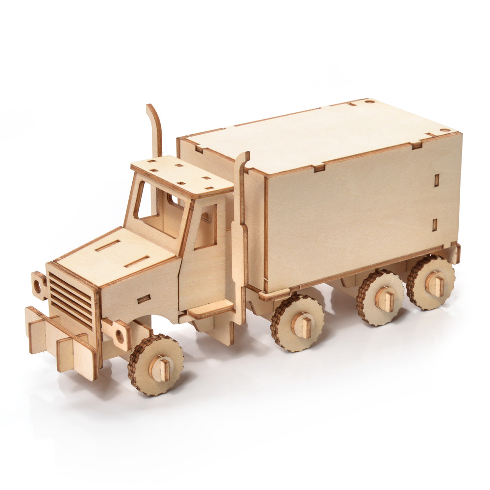 

Little Story Drewniane Puzzle Model 3D Ciężarówka