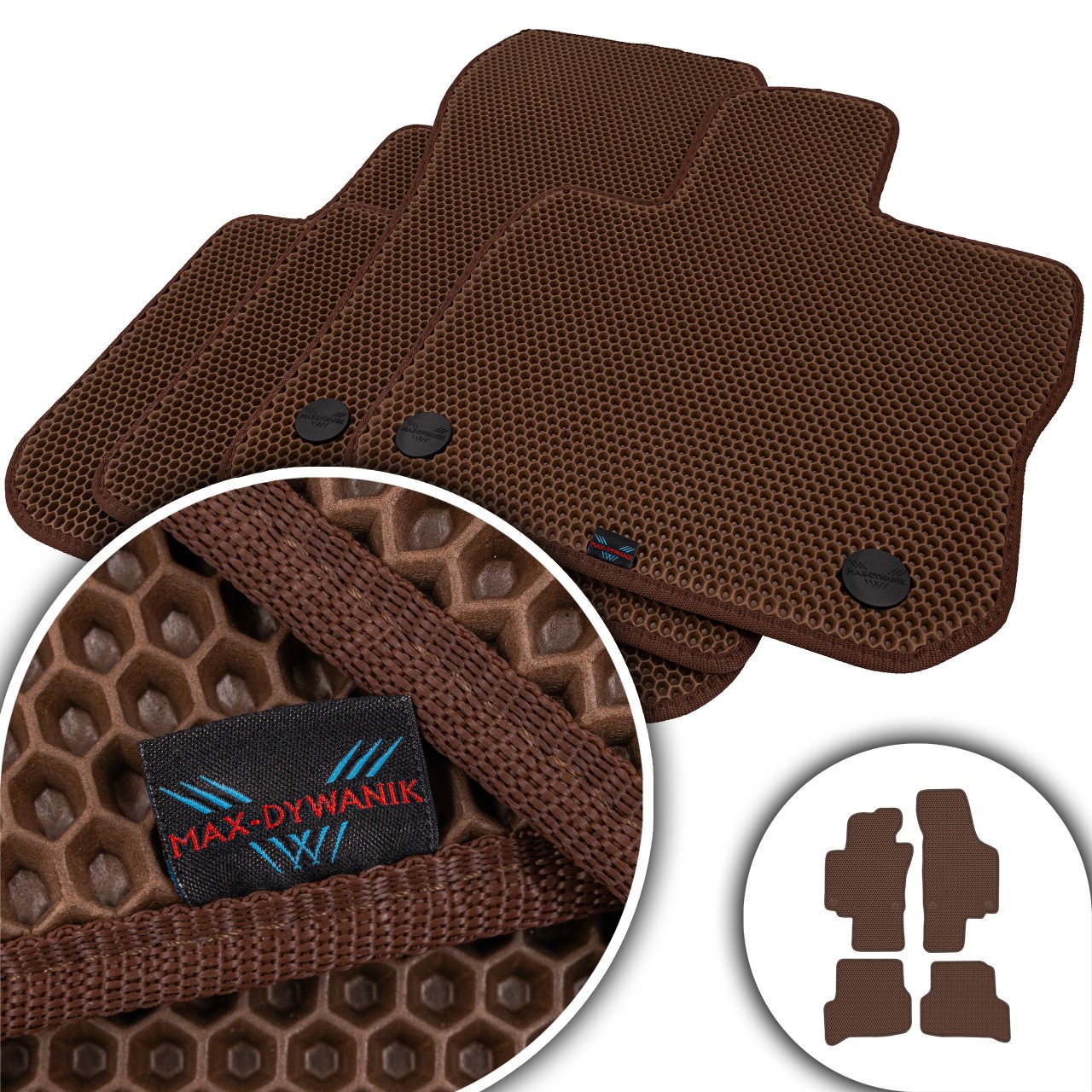 Vw Golf Plus 2005-2014 Koberce Eva Eternity Hnedá Honey