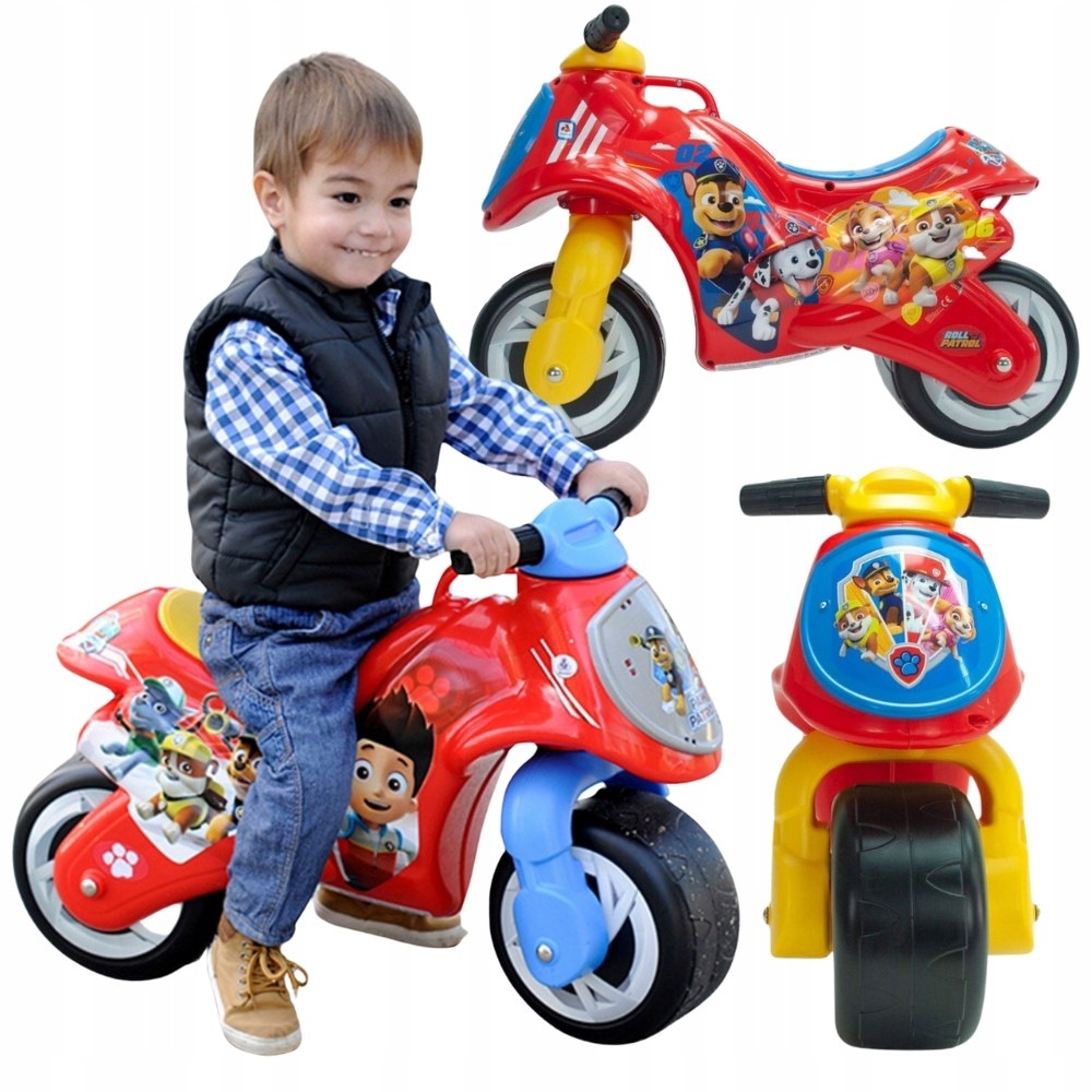 Injusa Psi Patrol Jeździk Motor Rowerek Biegowy