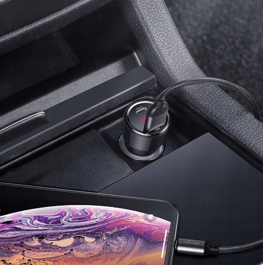 ŁADOWARKA SAMOCHODOWA BASEUS USB-C PD QC 4.0 45W Długość przewodu 0 m