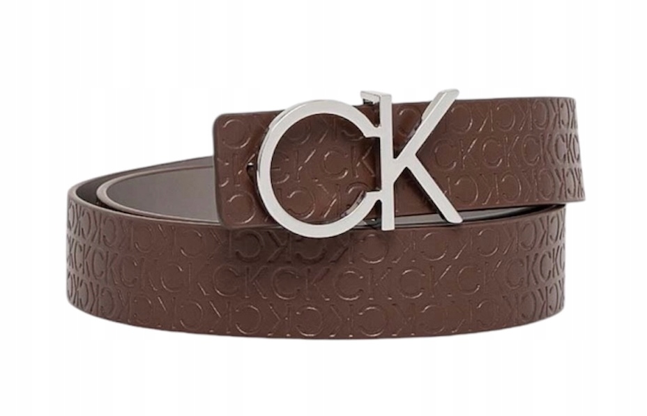 Calvin Klein Pasek Damski skóra naturalna K60K612397 0HH dwustronny roz 80