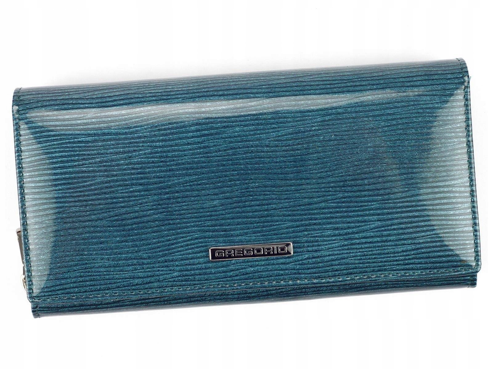 

Gregorio LN-106 niebieski portfel elegancki