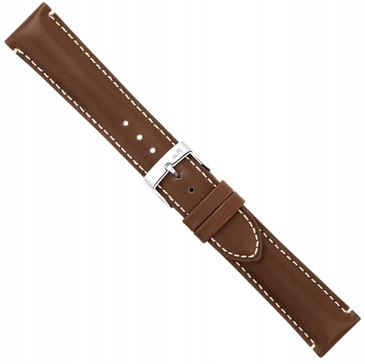 Hnědý Měkký Kožený Řemínek Pro Hodinky Morellato Le Corbusier 20 mm X6205
