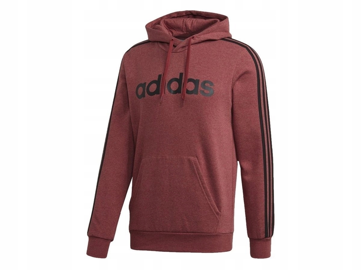 Pánská mikina s kapucí Adidas E 3S Po Fl Legred Xs