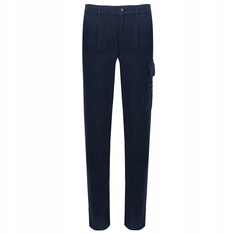 Kalhoty Aeronautica Militare 242PA1614CT3371 Tmavě modré
