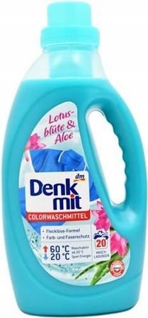 

Denk mit 20 prań płyn Kolor Lotus & Aloe 1,5L