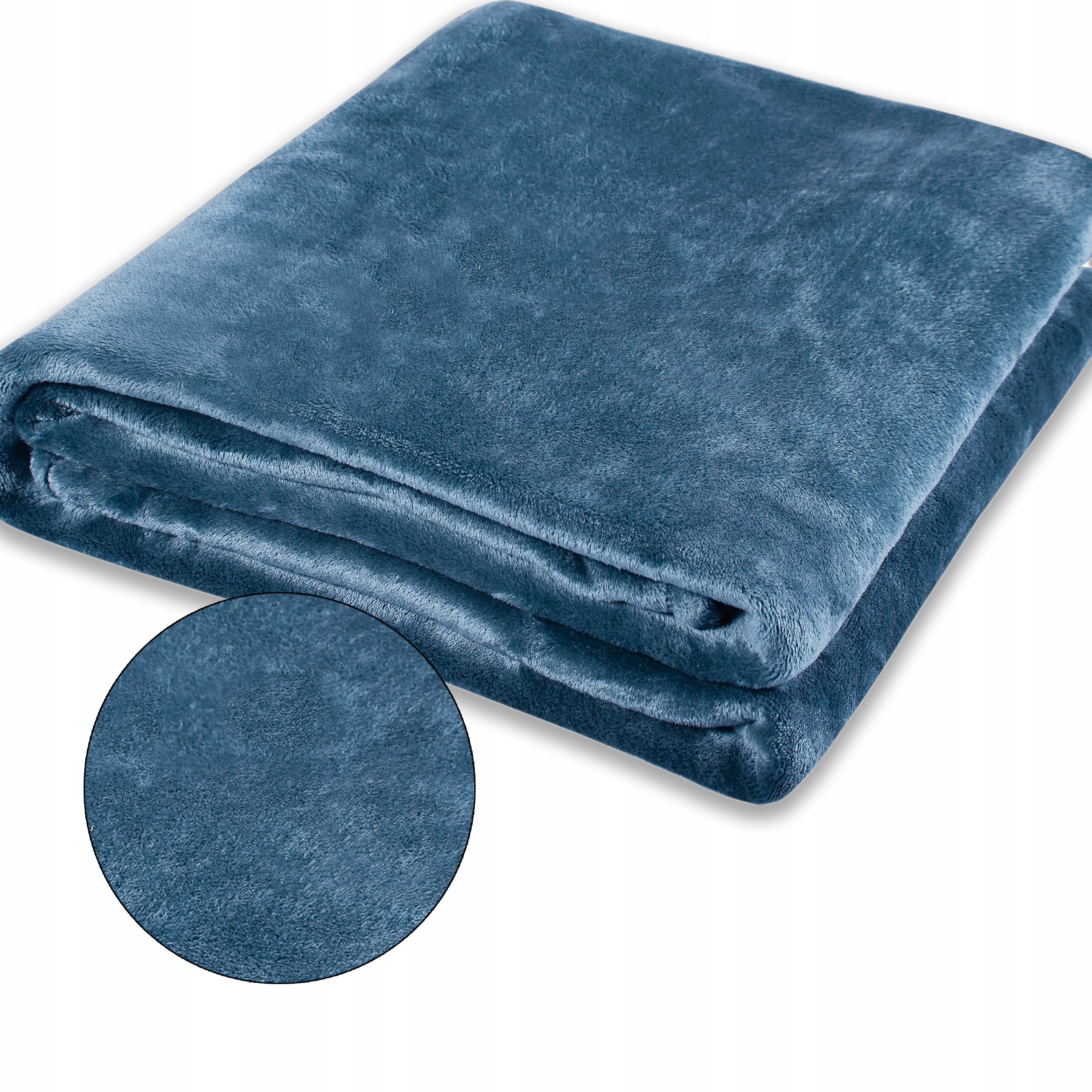 

Koc Narzuta Comfort 160x200 Mikrofibra niebieski
