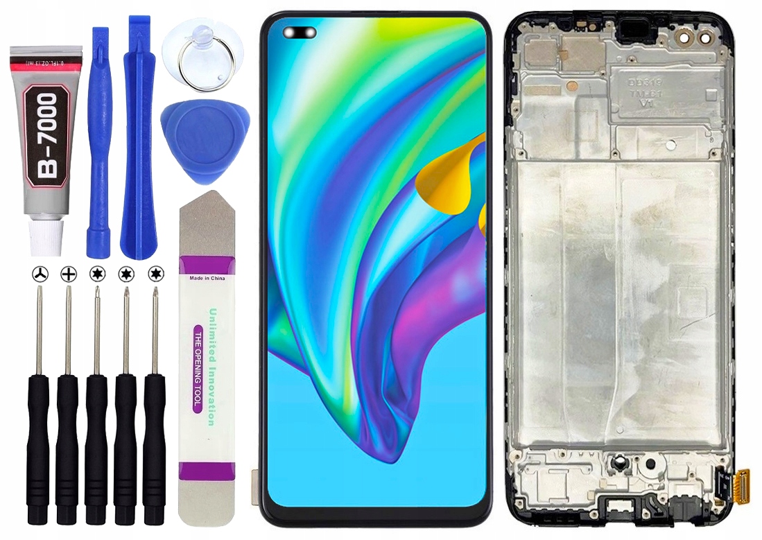 InCell Do Oppo Reno 4 Lite LCD displej Obrazovka Rámeček