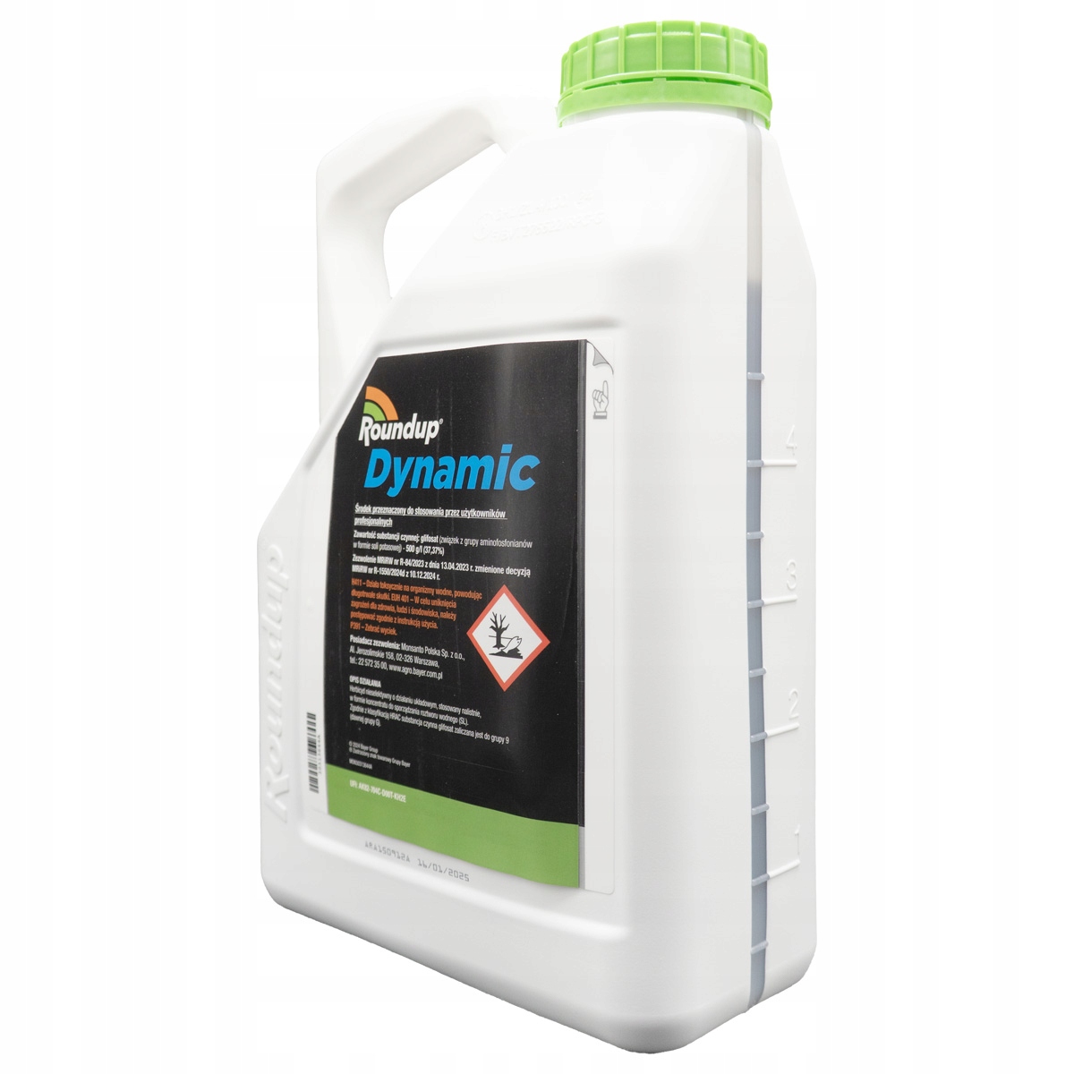 Oprysk Chwastobójczy Roundup Dynamic 5L Mocny Zwalcza Wszystkie Chwasty