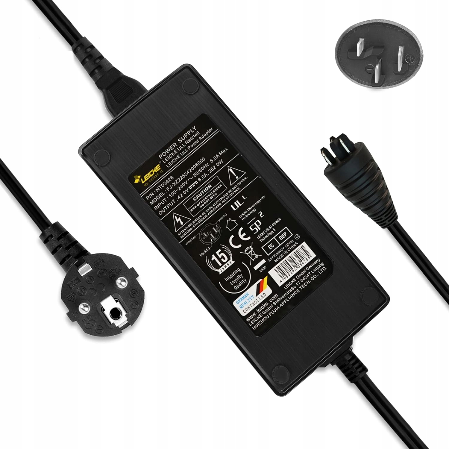 Nabíjačka 6A pre akumulátory 36V/42V pre Bosch Active/Performance Line EBike
