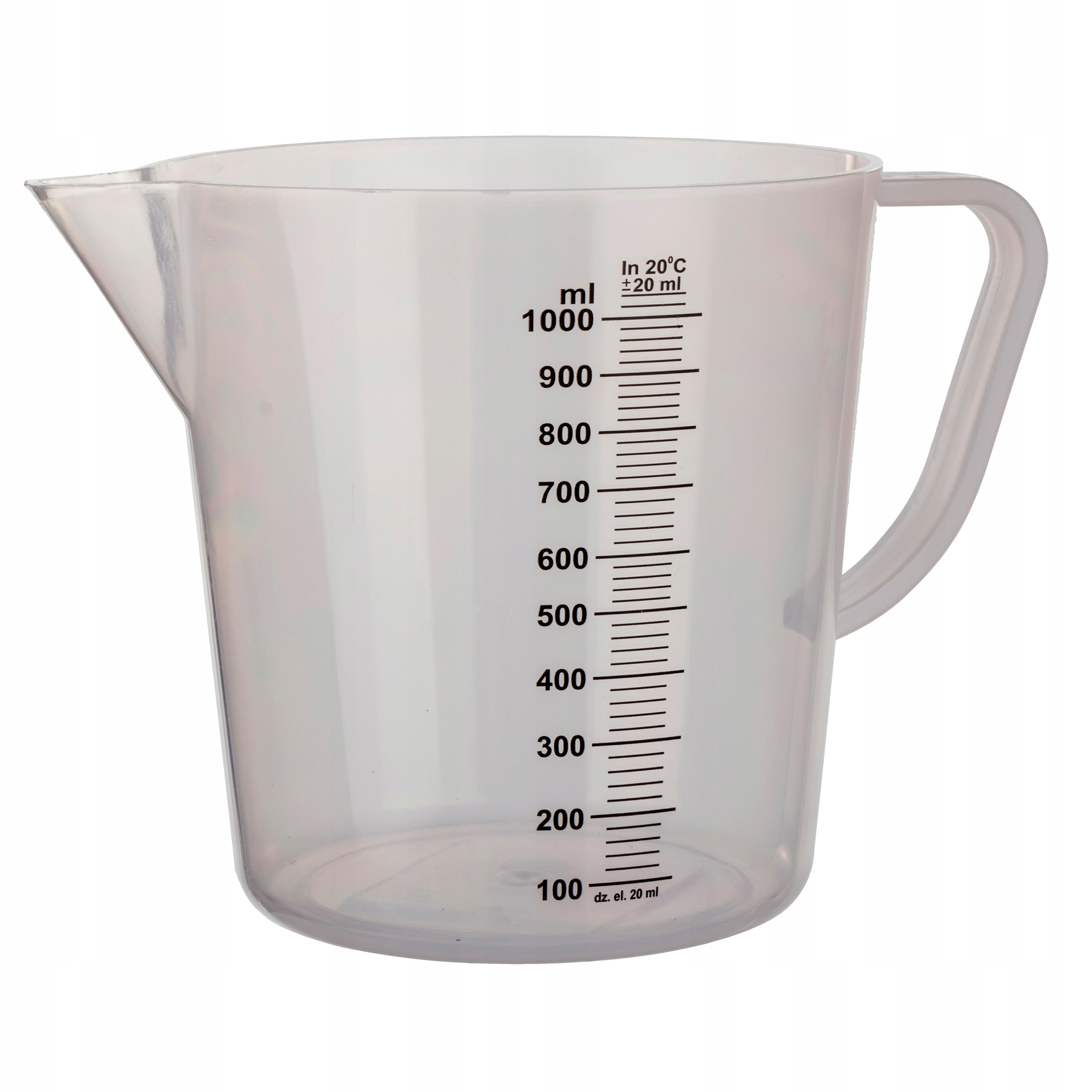 

Naczynie pomiarowe miarka kubek z uchwytem 1000ml