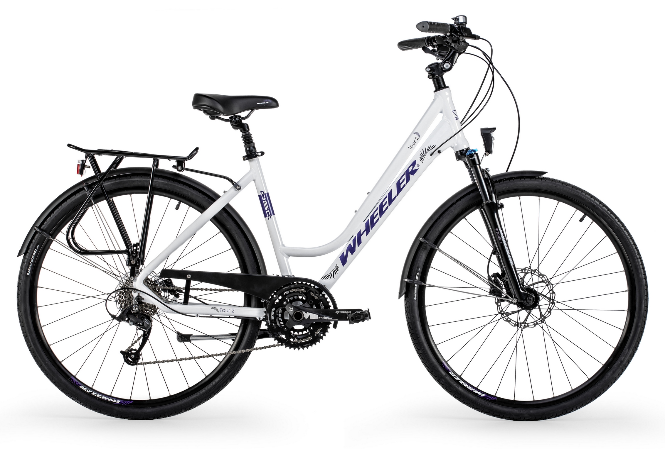 Rower Trekkingowy Wheeler Tour 2 Lady roz 48 biały