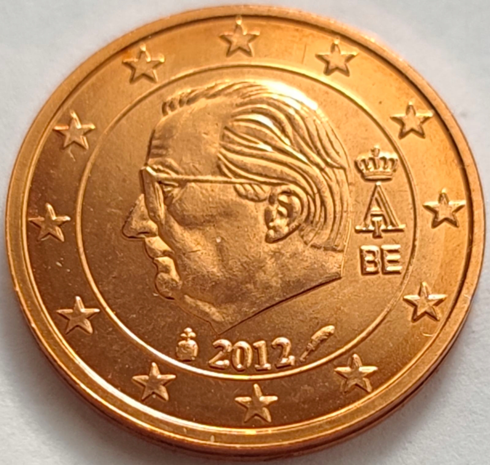 4243 - Belgia 2 eurocenty, 2012