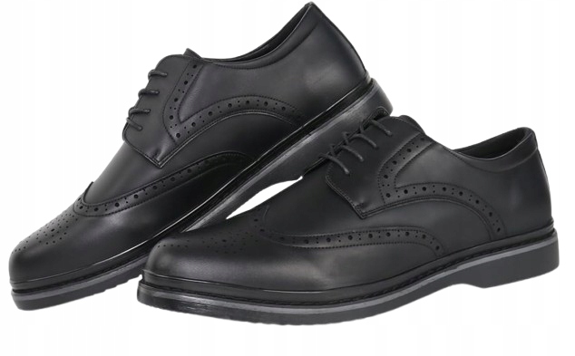 Hawkwell Černé Pánské Polobotky Ze Syntetického Materiálu 51 J0D