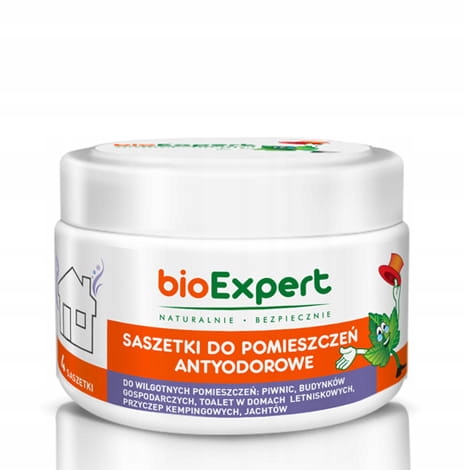 

Saszetki antyodorowe do pomieszczeń bioExpert 4szt