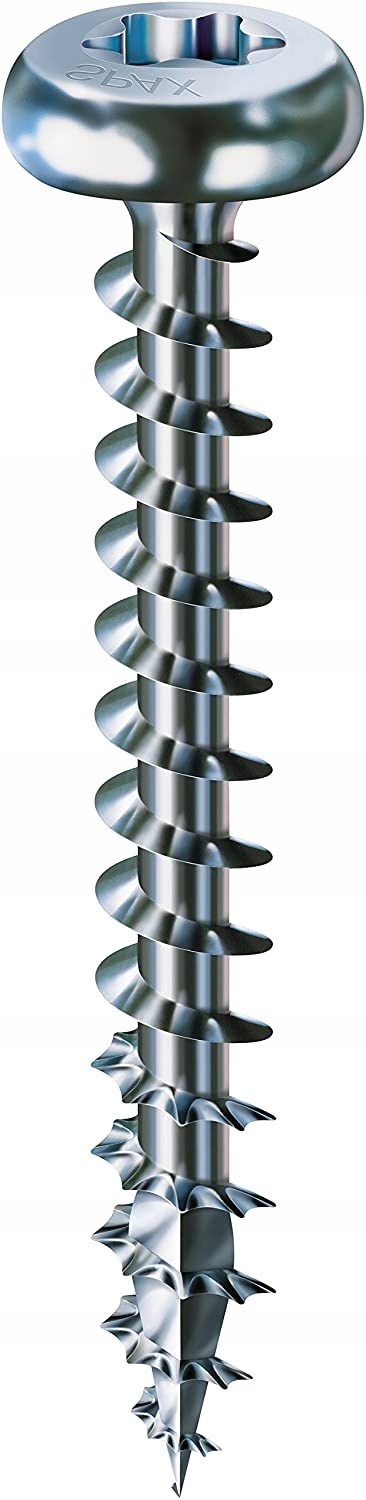 Šroub S Polokulovou Hlavou Pozinkovaný Bílý 3.5X20MM Torx Sada 1000KS