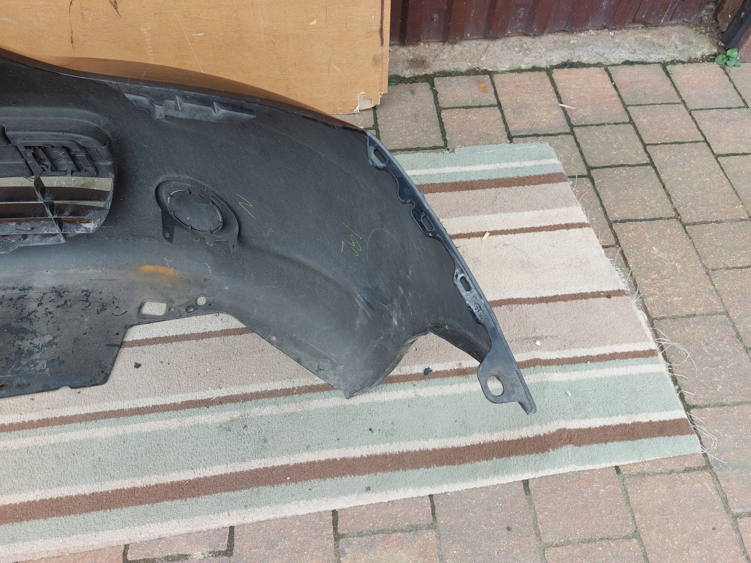 bumper front NISSAN MICRA K13 black 10-13r 11r