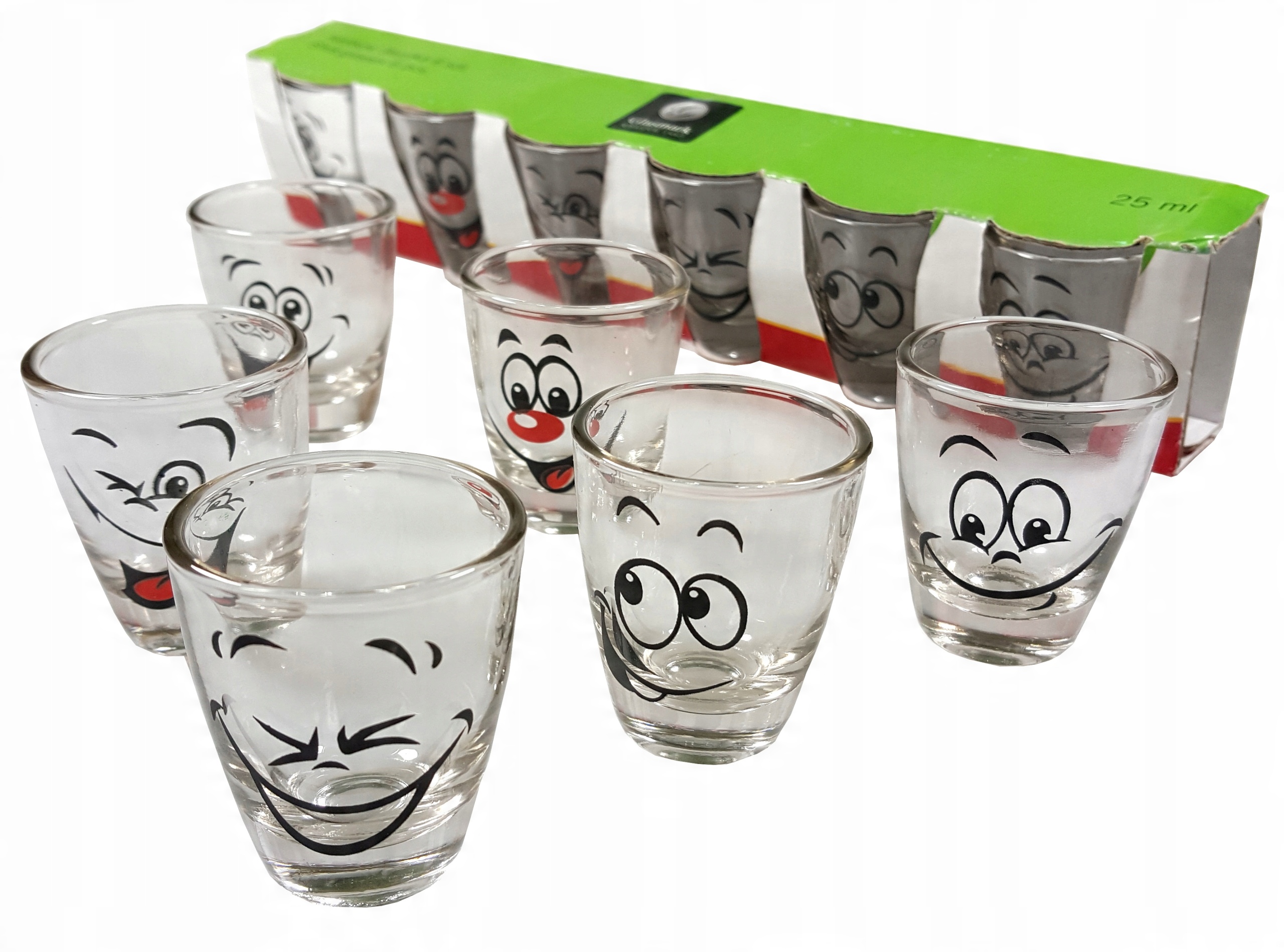 

Kieliszek do wódkii Baryłka 25ml kpl 6 szt Uśmiech