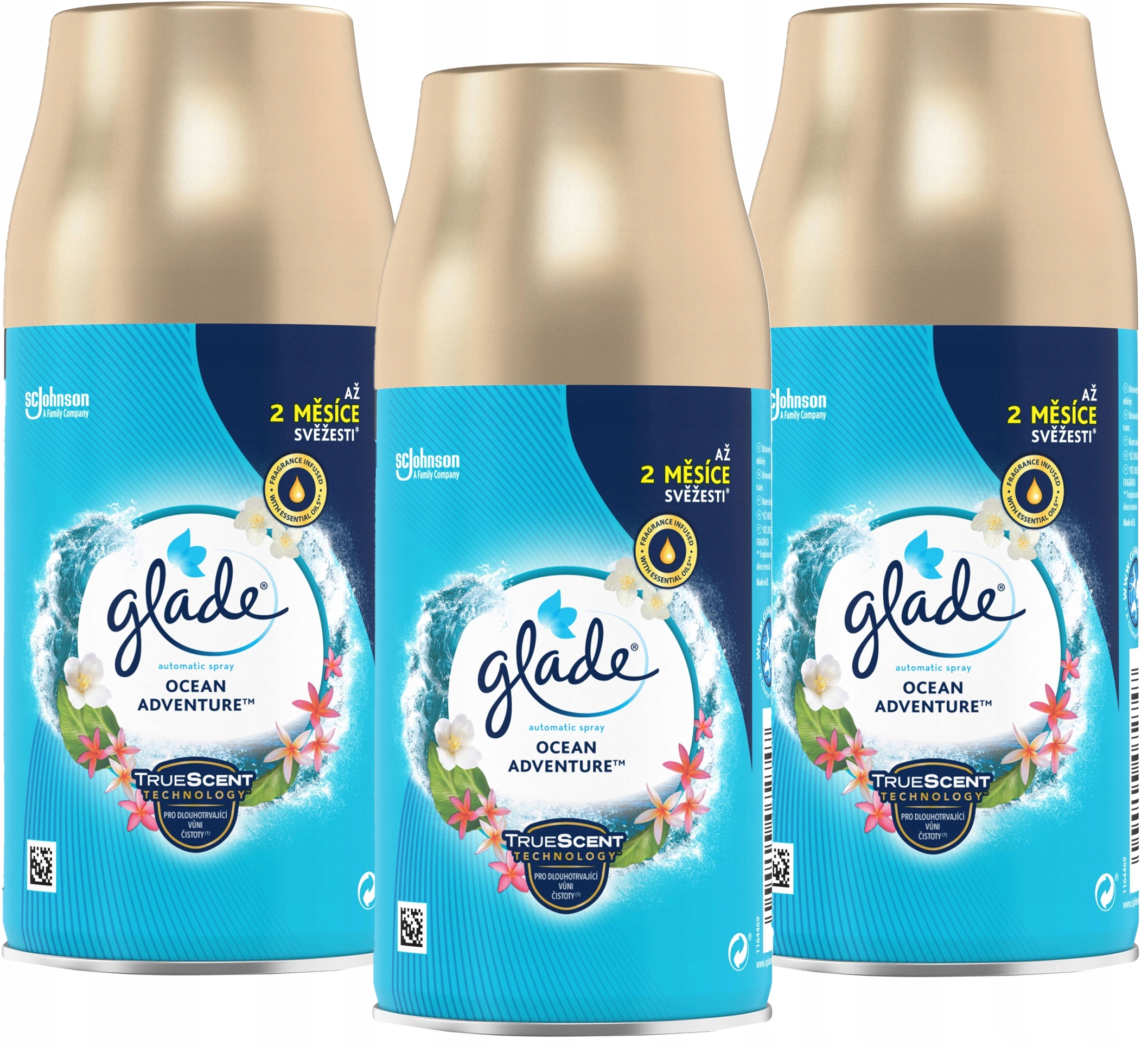 Levně Glade náhradní náplň do osvěžovače Ocean Adventure spray