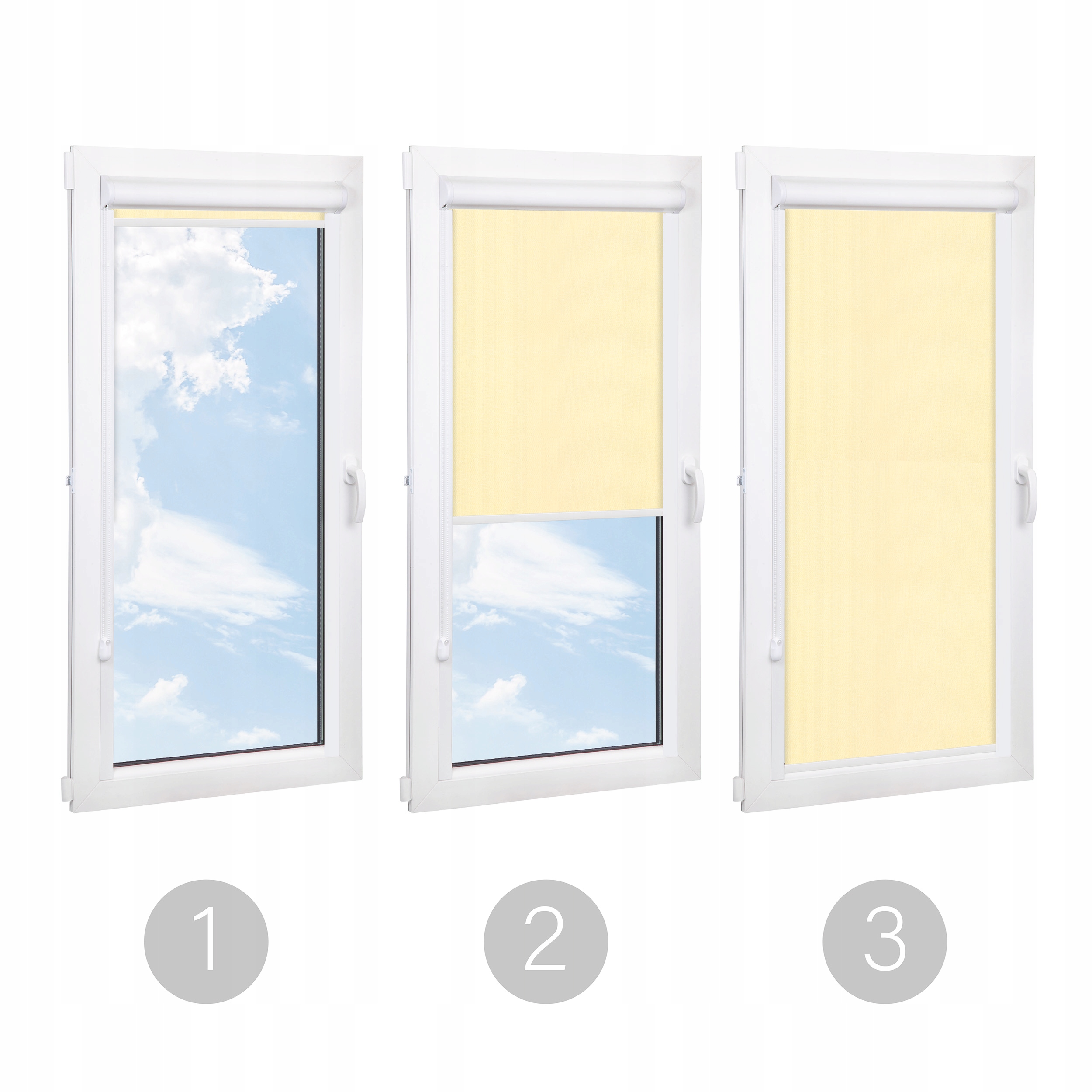 ROLETA ZACIEMNIAJĄCA TERMO W KASECIE NA WYMIAR DO 150 CM Z PROWADNICAMI Kolor wielokolorowy