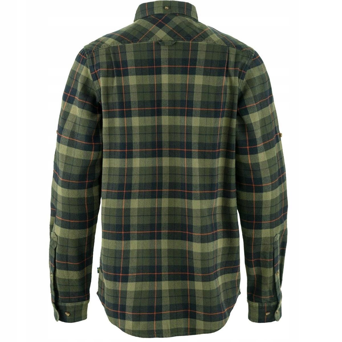 Koszula flanelowa outdoor Fjallraven Singi Flannel bawełna ekologiczna L