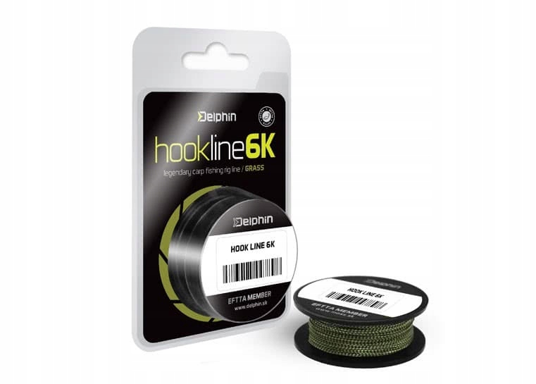 Delphin Hookline 6K grass 35lb 20m Plecionka Delphin 500700235