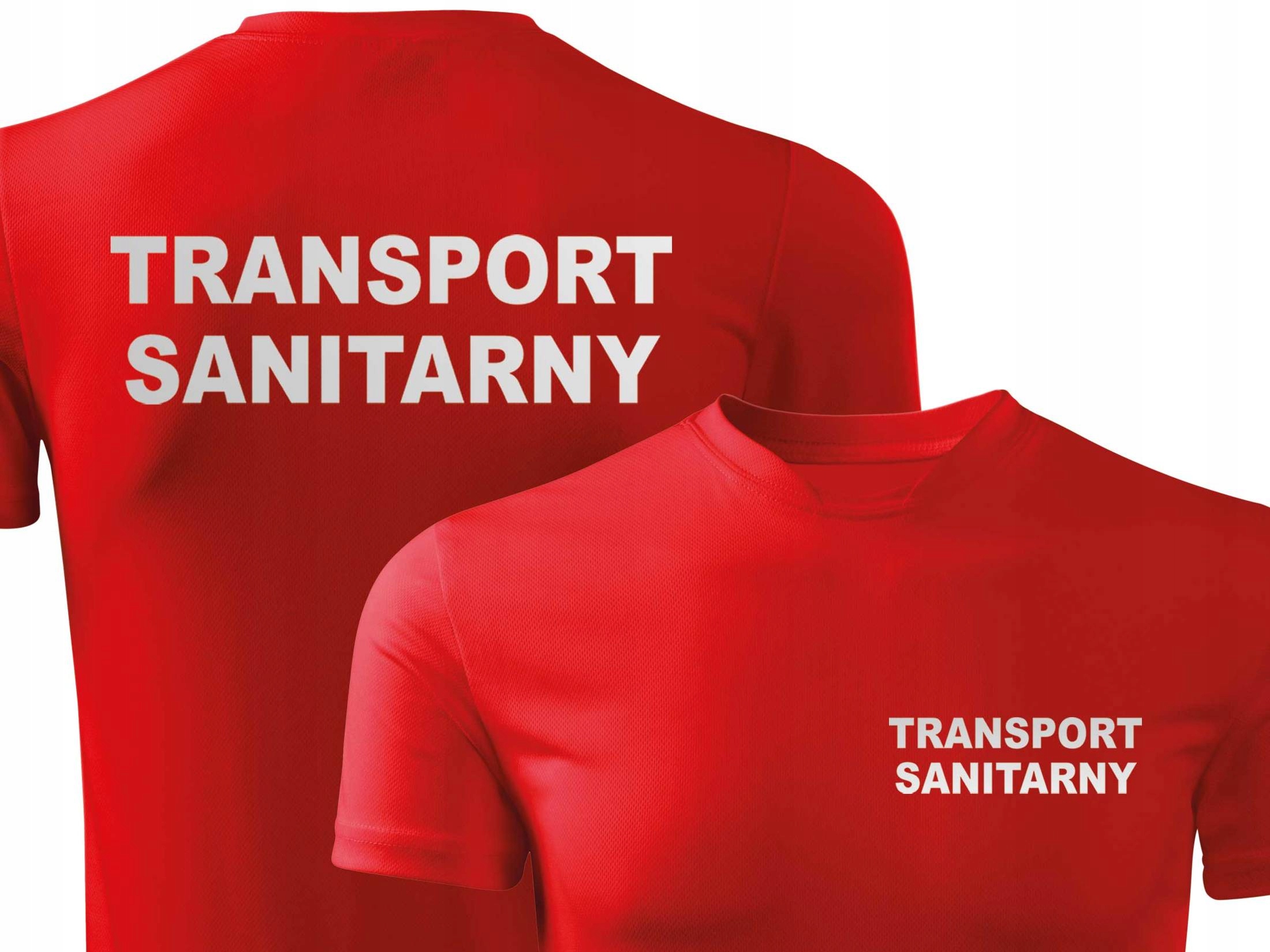 

Letnie oddychająca koszulka - Transport Sanitarny