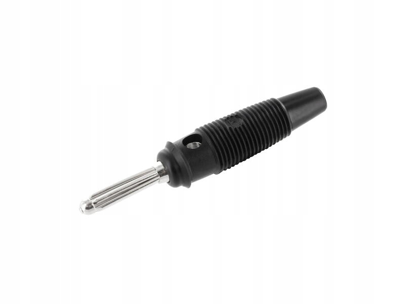 

Wtyk Bananowy 4MM Hirschmann Do Lutowania Czarny